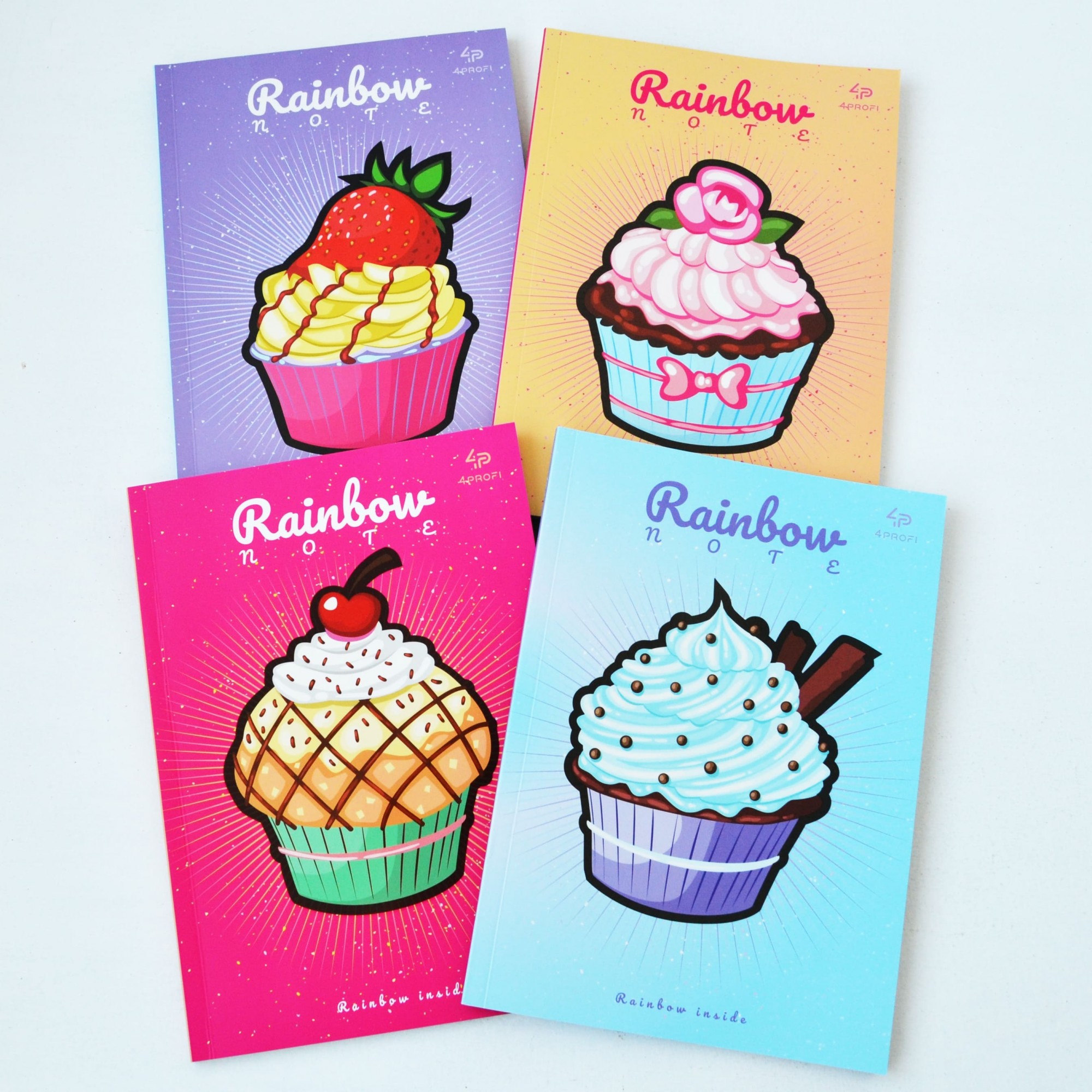 

Набор блокнотов 4Profi Artbook Rainbow Cake А5 формат 64 листа