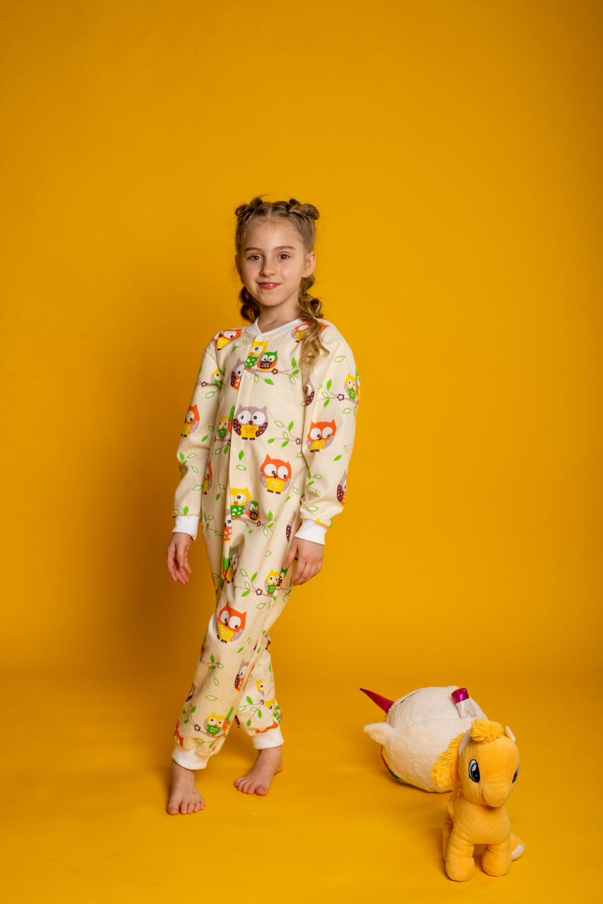 

Пижама детская SweetJama Kids "Совята" с карманом на попе 116