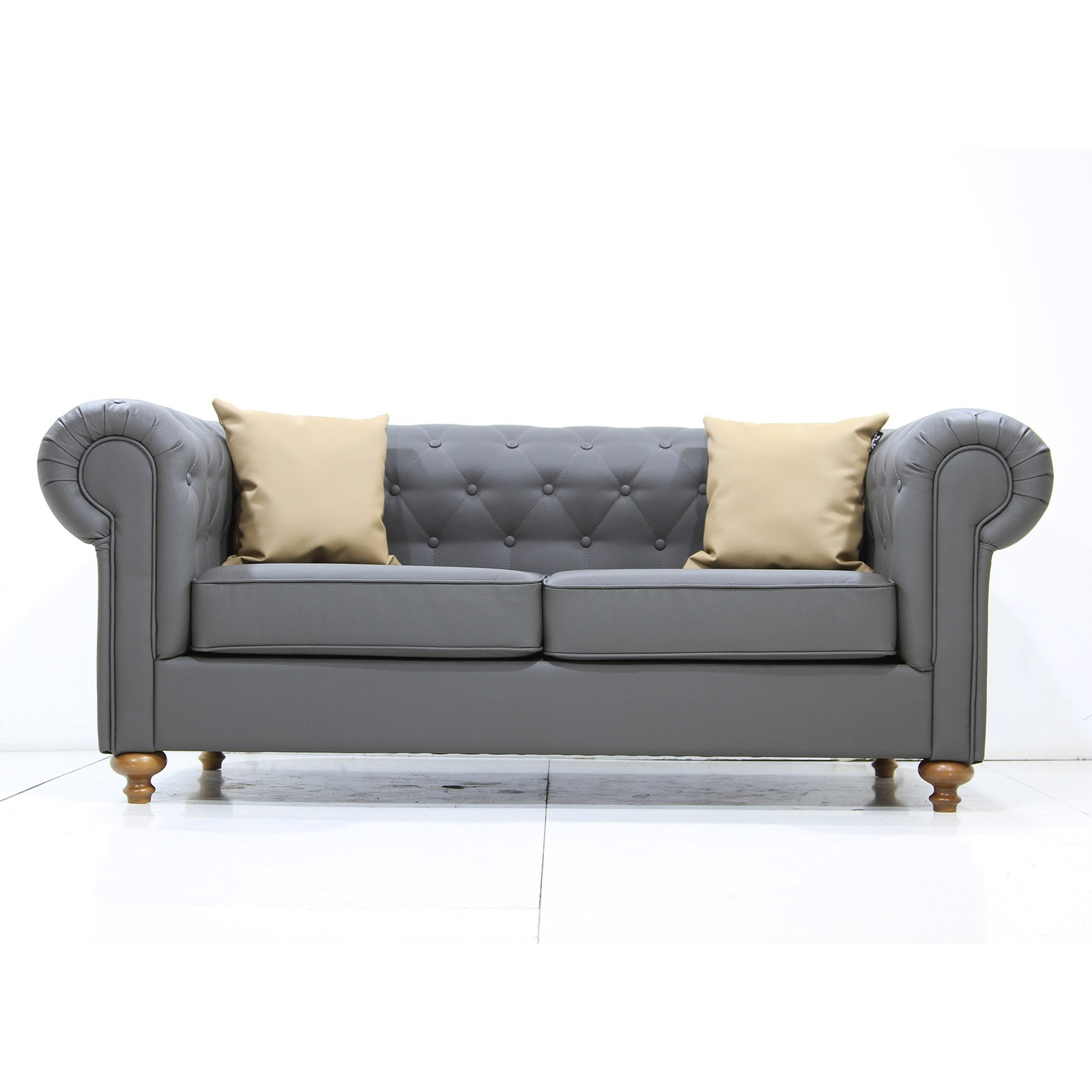 

Прямой диван Chester York 2 Seater Серый 99х199 см 141107_3