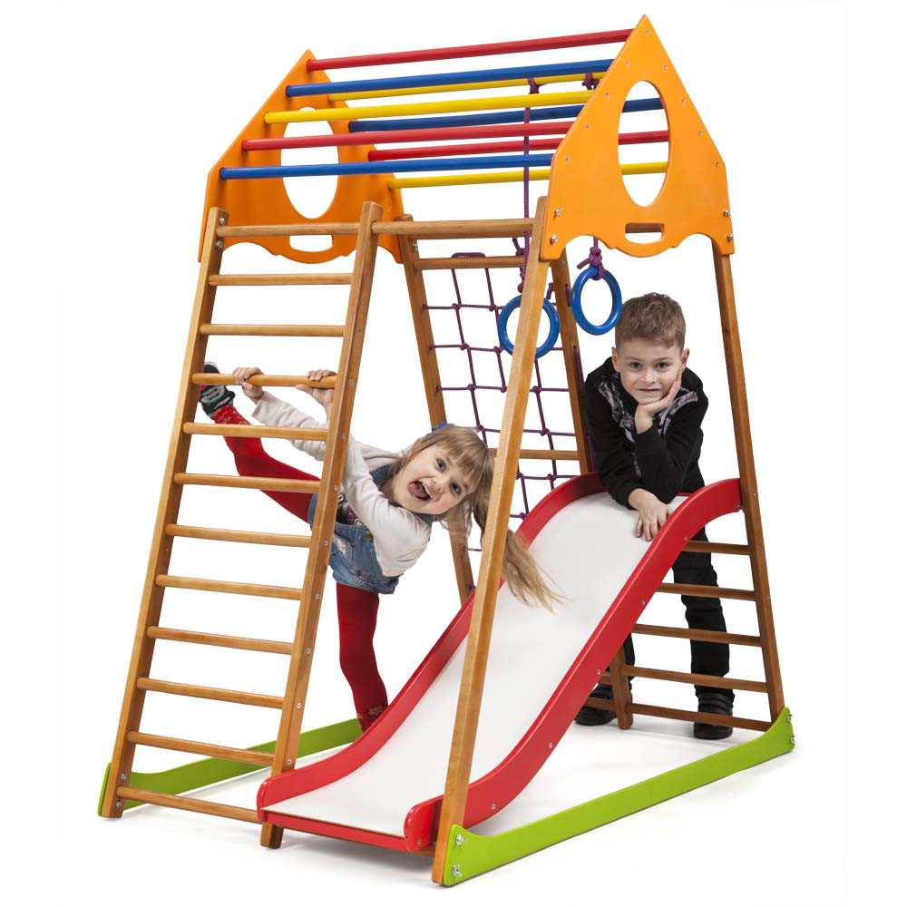 

Детский спортивный комплекс для дома KindWood Plus 1 SportBaby