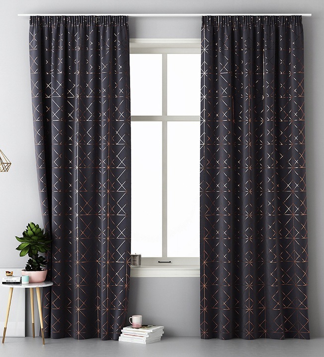 

Дизайнерская портьера Glammy Room99 140 х 250 см (Z/Т/Glammy) DARK GREY