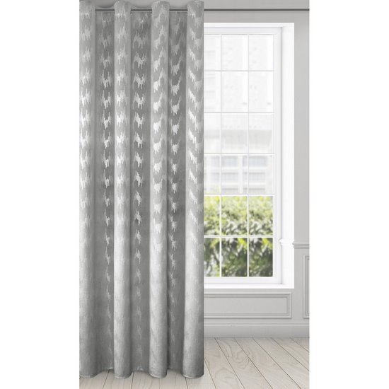 

Дизайнерская портьера EuroFirany DESIGN 91 DIVA LINE 140 х 250 см серая
