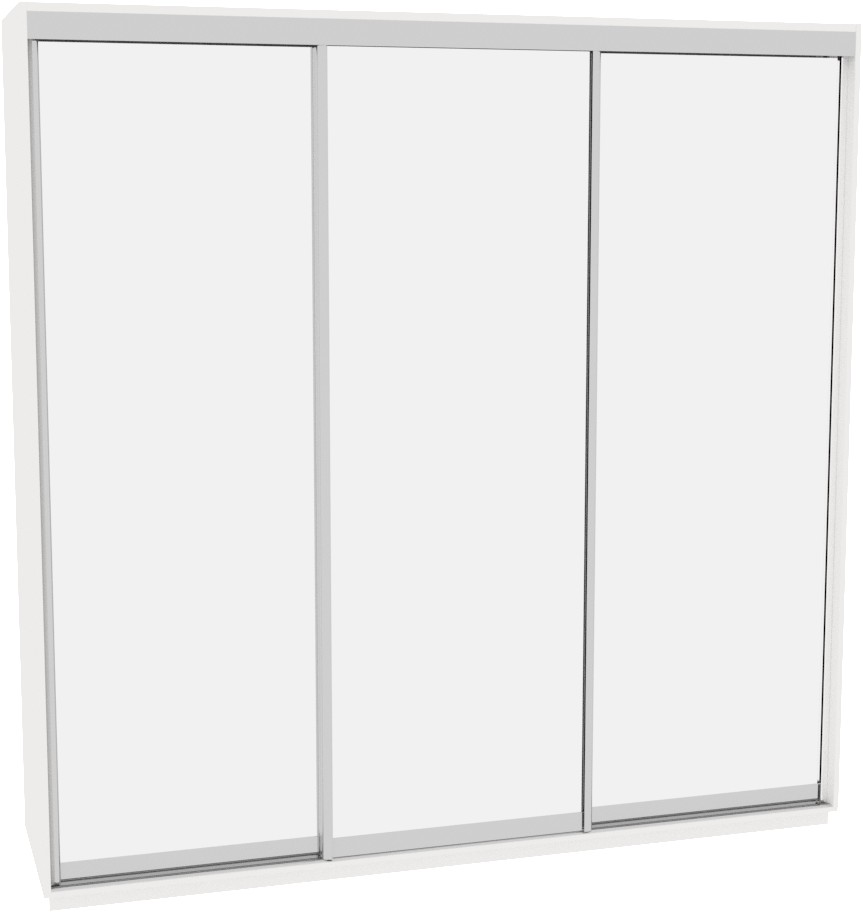 

Шкаф-купе ДОМ В266 Белый Зеркало 260x60x240