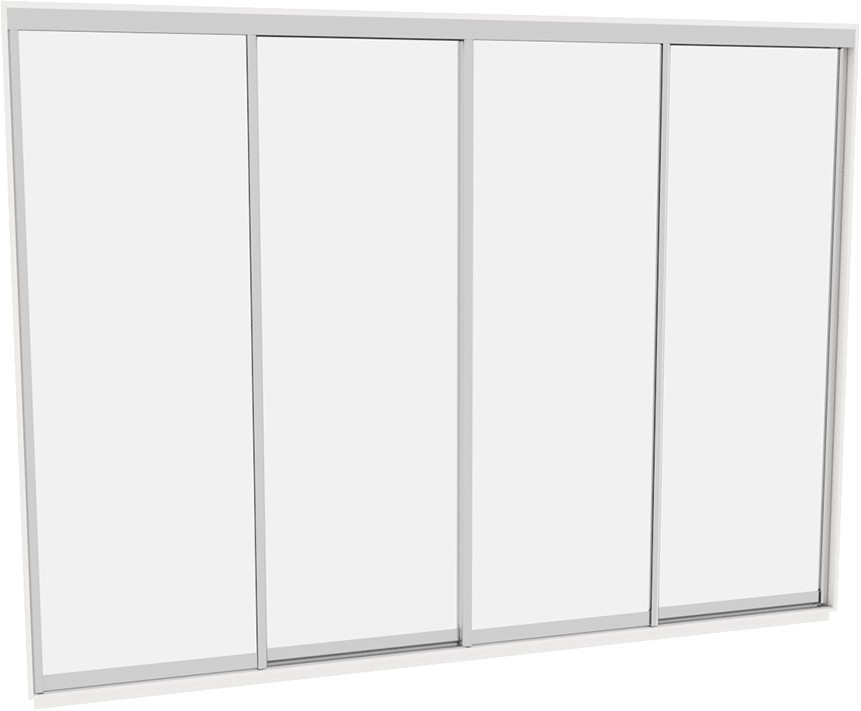 

Шкаф-купе ДОМ В376 Белый Зеркало 370x60x240