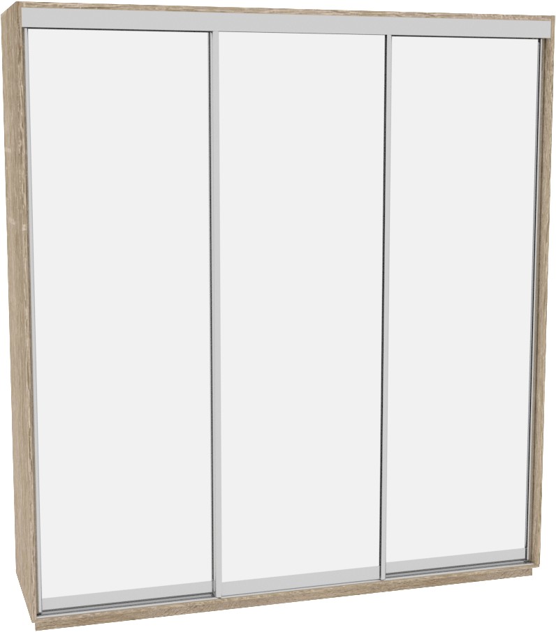 

Шкаф-купе ДОМ В206 Дуб сонома Зеркало 200x60x240