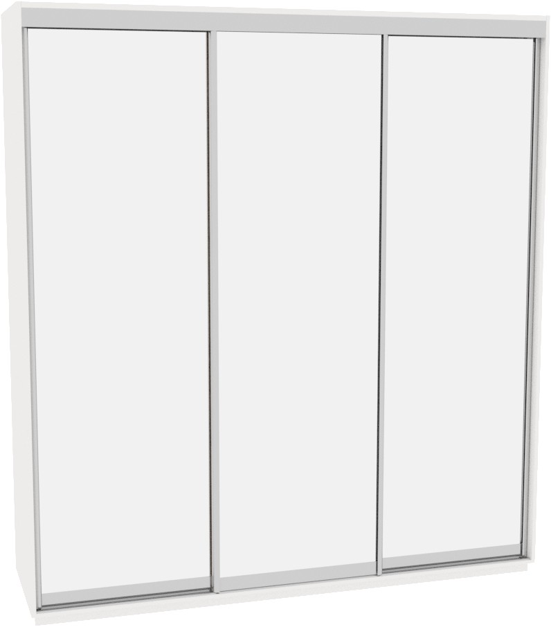 

Шкаф-купе ДОМ В206 Белый Зеркало 200x60x240