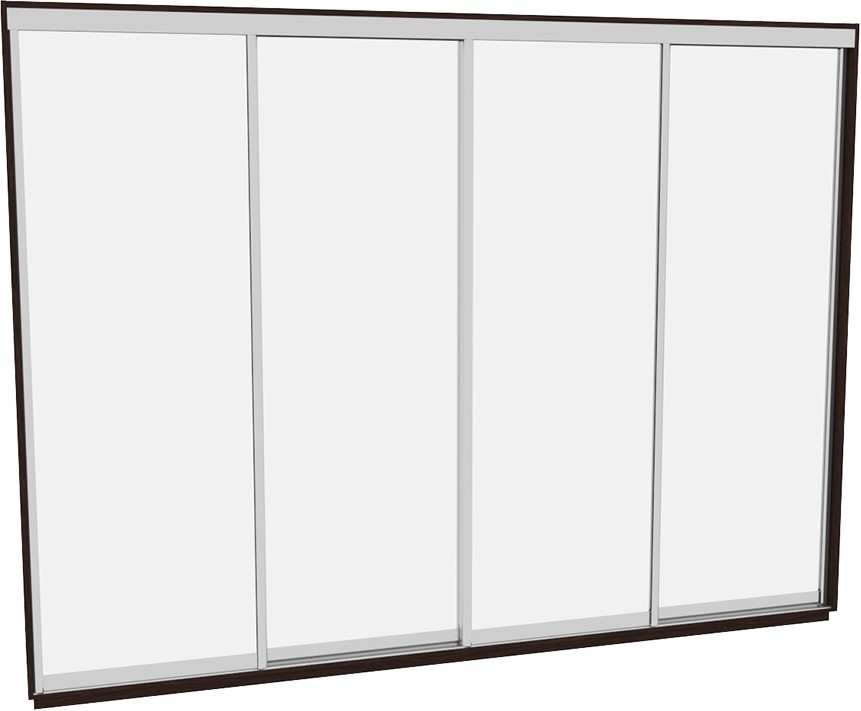 

Шкаф-купе ДОМ В356 Венге Зеркало 350x60x240
