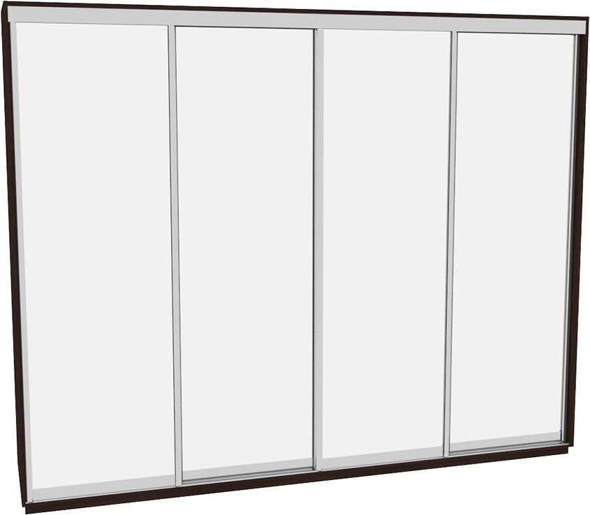 

Шкаф-купе ДОМ В326 Венге Зеркало 320x60x240