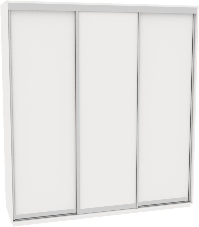 

Шкаф-купе ДОМ В226 Белый ДСП 220x60x240
