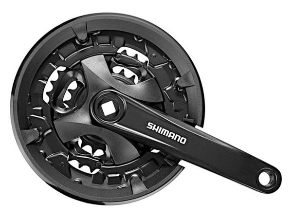 

Шатуни SHIMANO FC-MT101 175мм 44X32X22 захист зірок