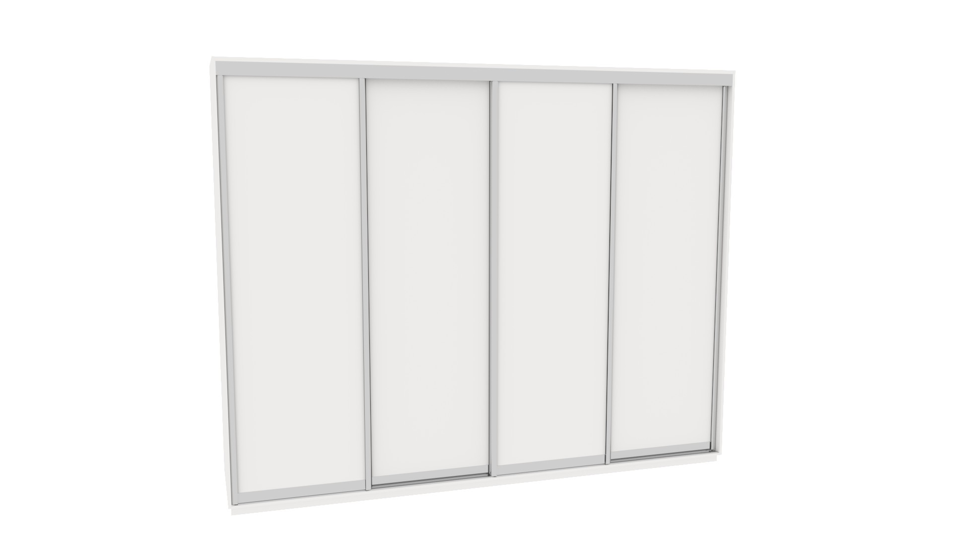 

Шкаф-купе ДОМ ВН336 Белый ДСП 330x60x240