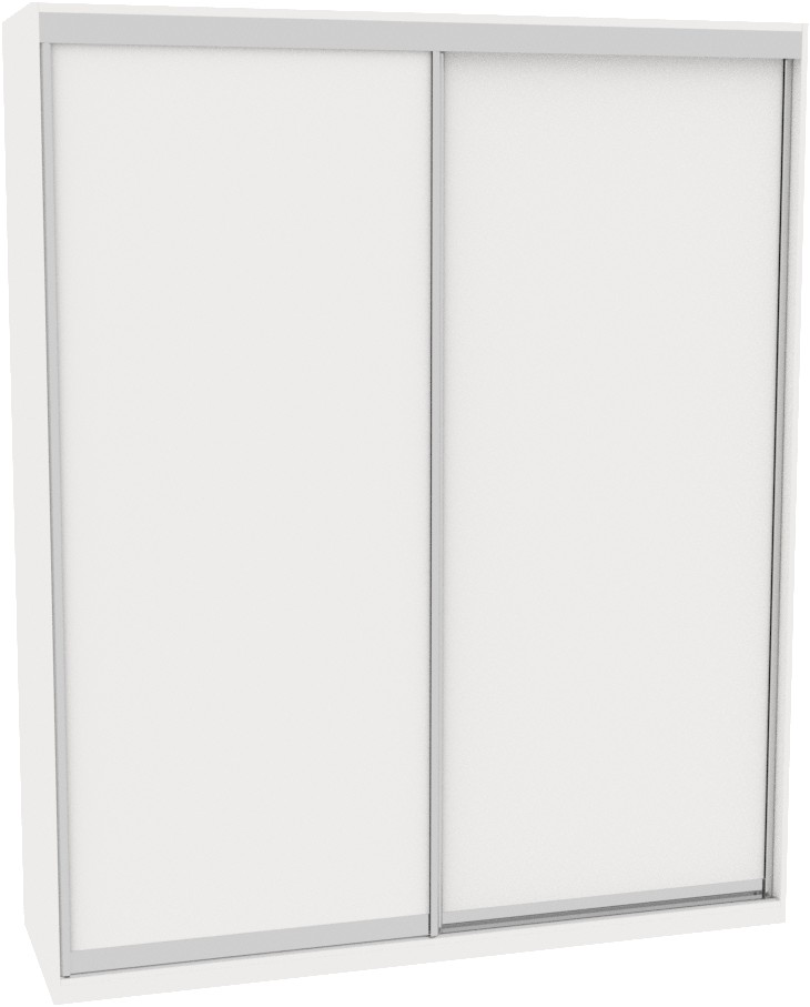 

Шкаф-купе ДОМ ВН206 Белый ДСП 200x60x240