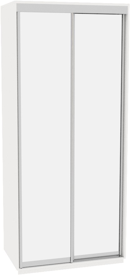 

Шкаф-купе ДОМ В106 Белый Зеркало 100x60x240