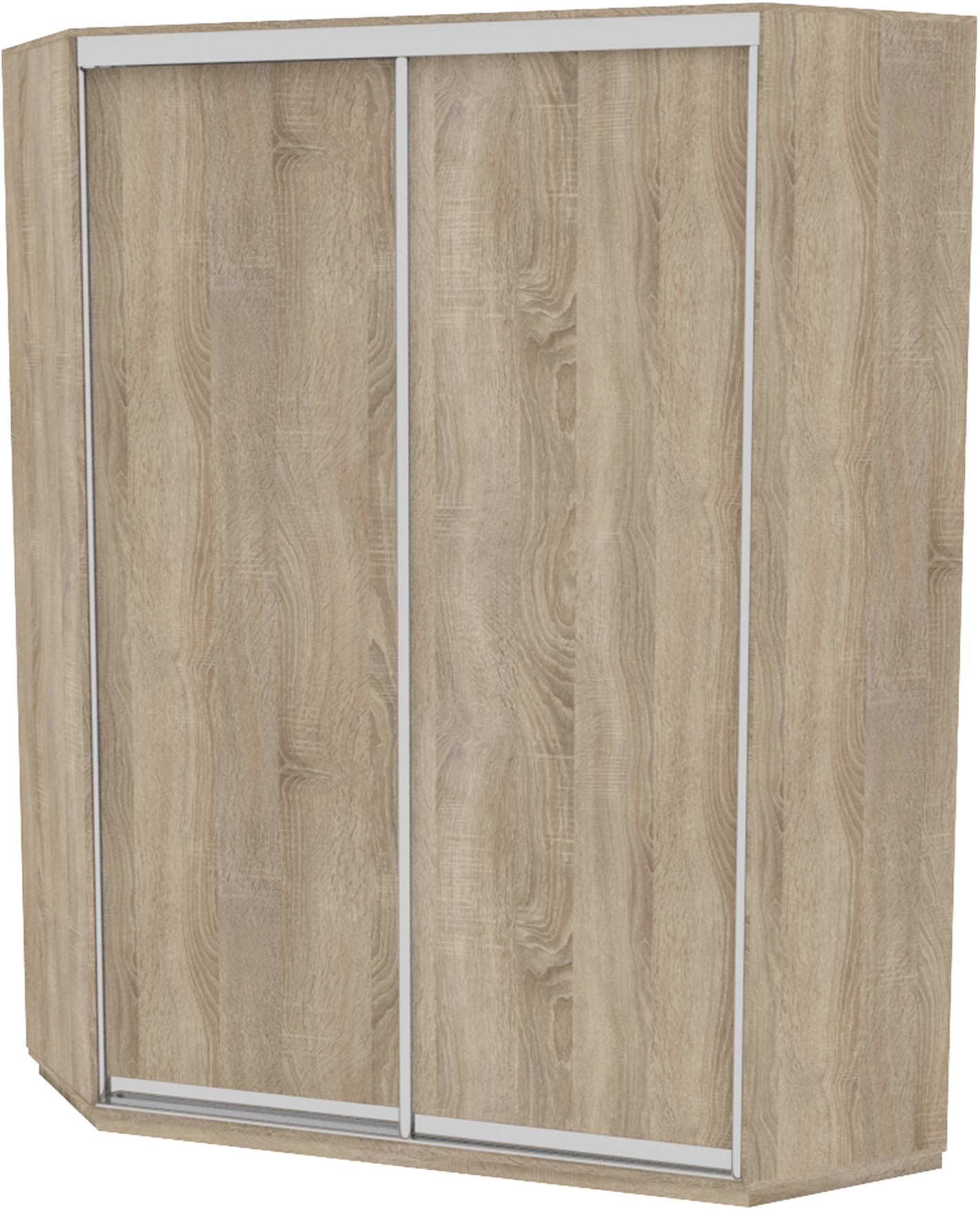 

Шкаф-купе ДОМ Угловой ВУ1300 Дуб сонома ДСП 130x130x240