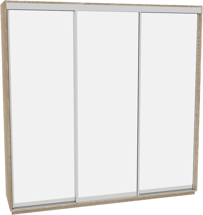 

Шкаф-купе ДОМ В246 Дуб сонома Зеркало 240x60x240