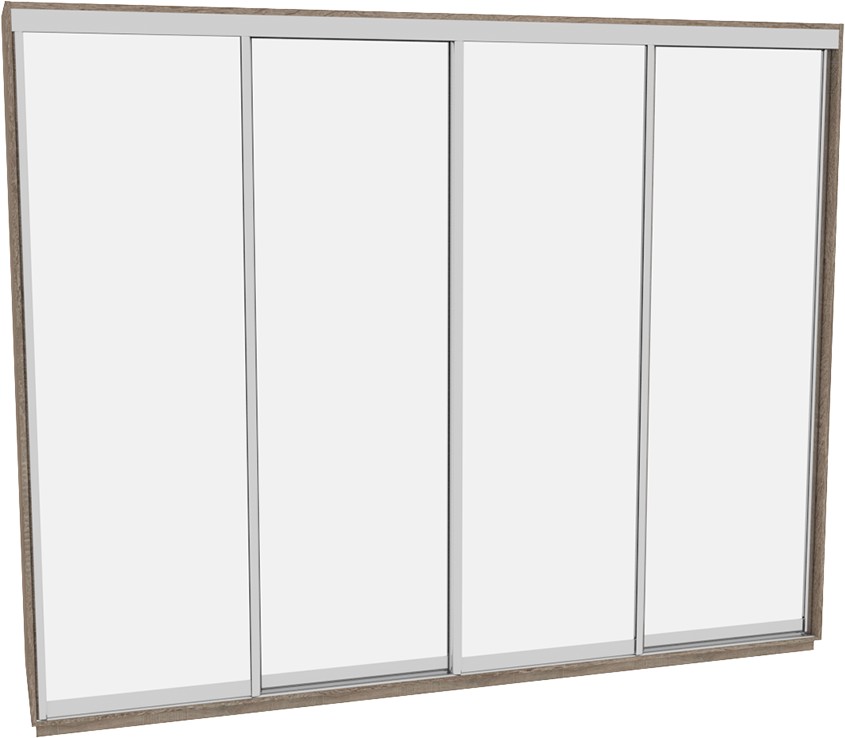 

Шкаф-купе ДОМ В336 Дуб сонома трюфель Зеркало 330x60x240