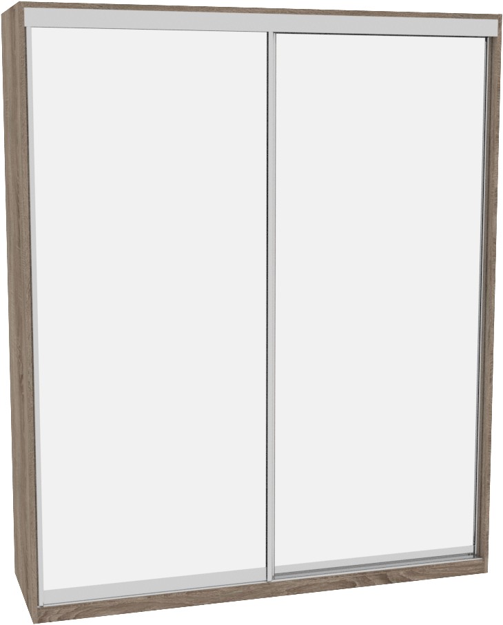 

Шкаф-купе ДОМ ВН206 Дуб сонома трюфель Зеркало 200x60x240