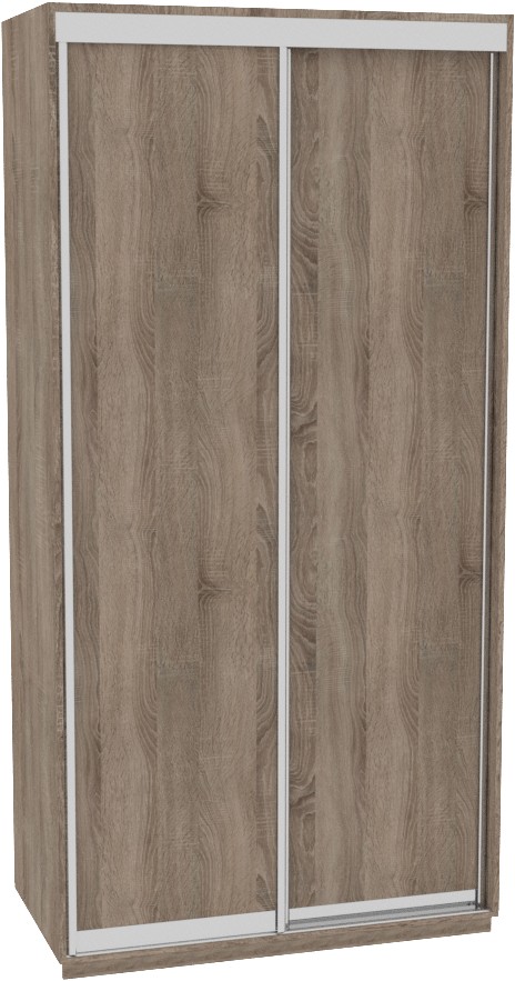 

Шкаф-купе ДОМ В126 Дуб сонома трюфель ДСП 120x60x240