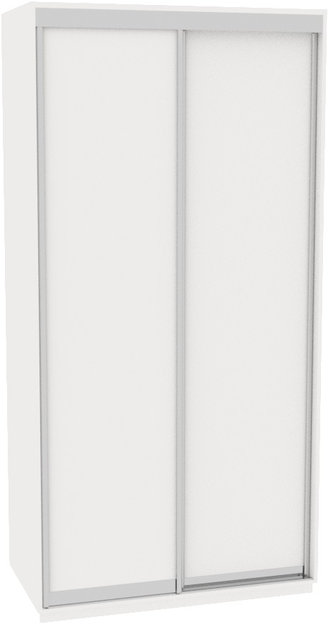 

Шкаф-купе ДОМ В126 Белый ДСП 120x60x240