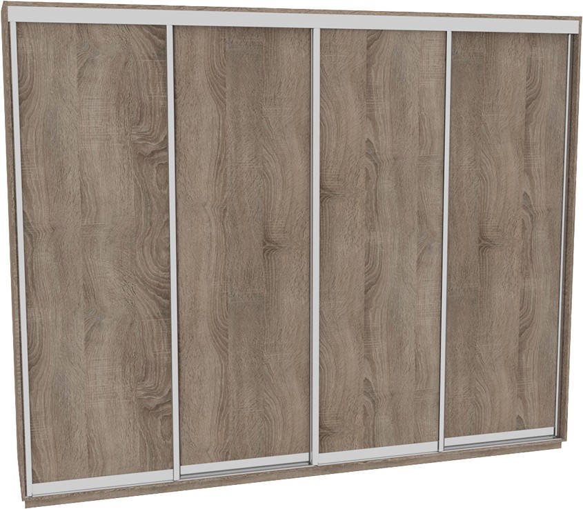 

Шкаф-купе ДОМ В326 Дуб сонома трюфель ДСП 320x60x240