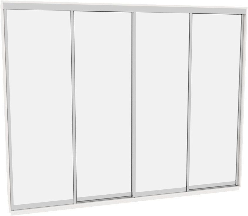 

Шкаф-купе ДОМ В336 Белый Зеркало 330x60x240