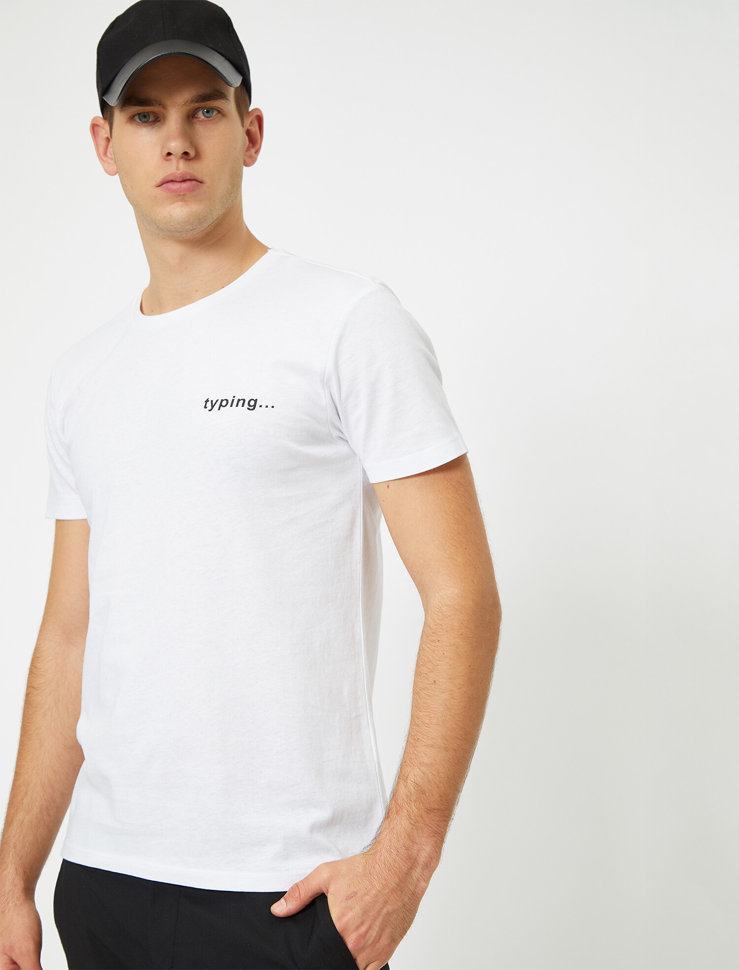 

Футболка Koton 0YAM11107CK-000 S White