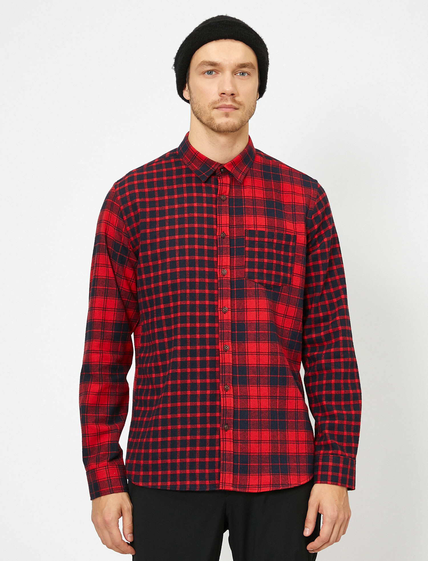 

Рубашка Koton 0YAM61026BW-01P XL Red Check