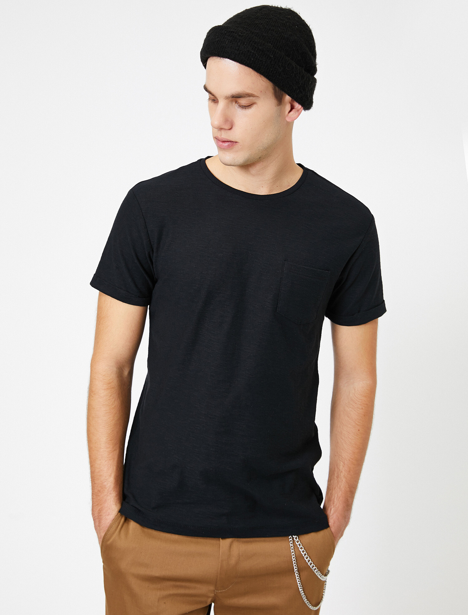 

Футболка Koton 0YAM12059LK-999 XL Black
