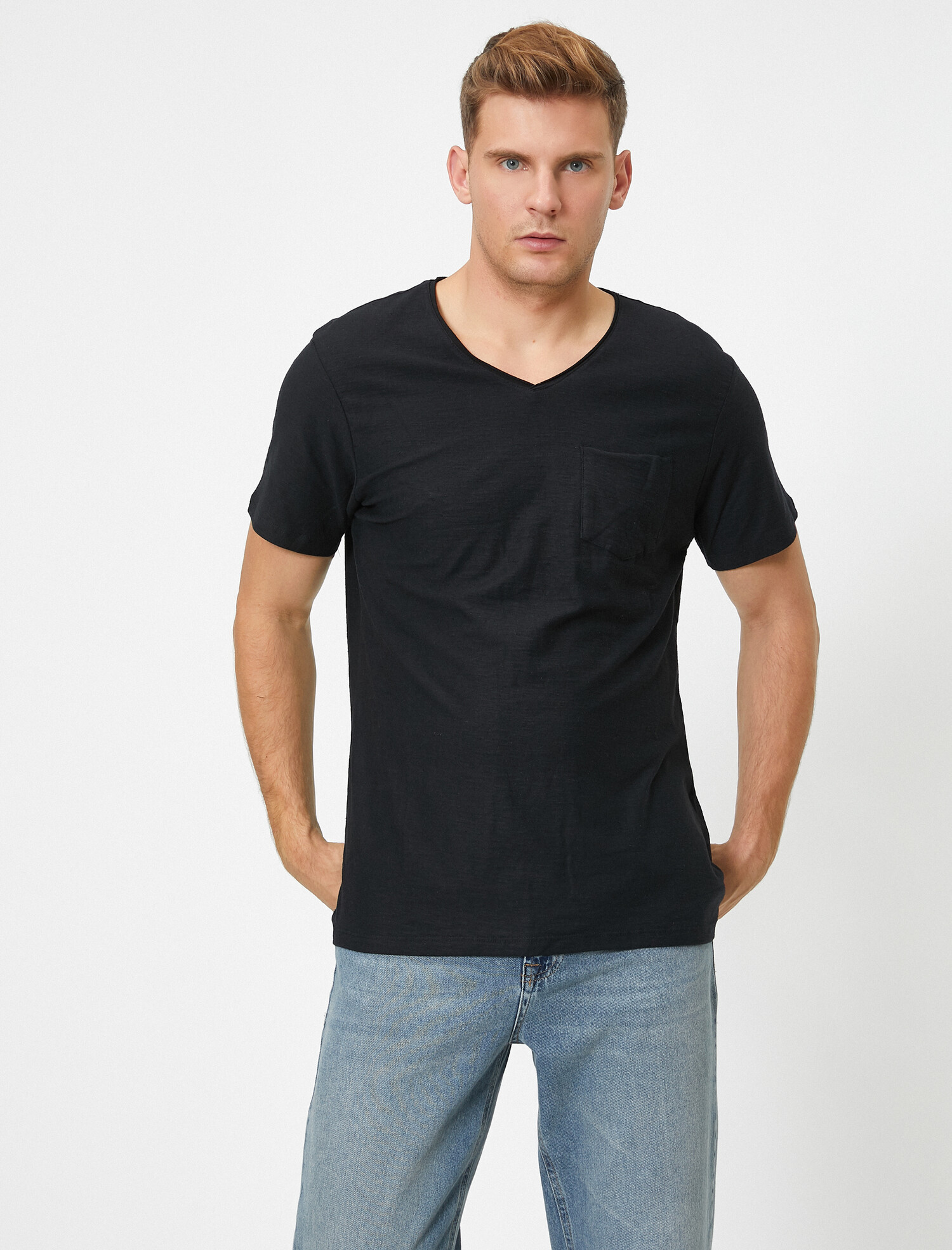 

Футболка Koton 0YAM12058LK-999 S Black