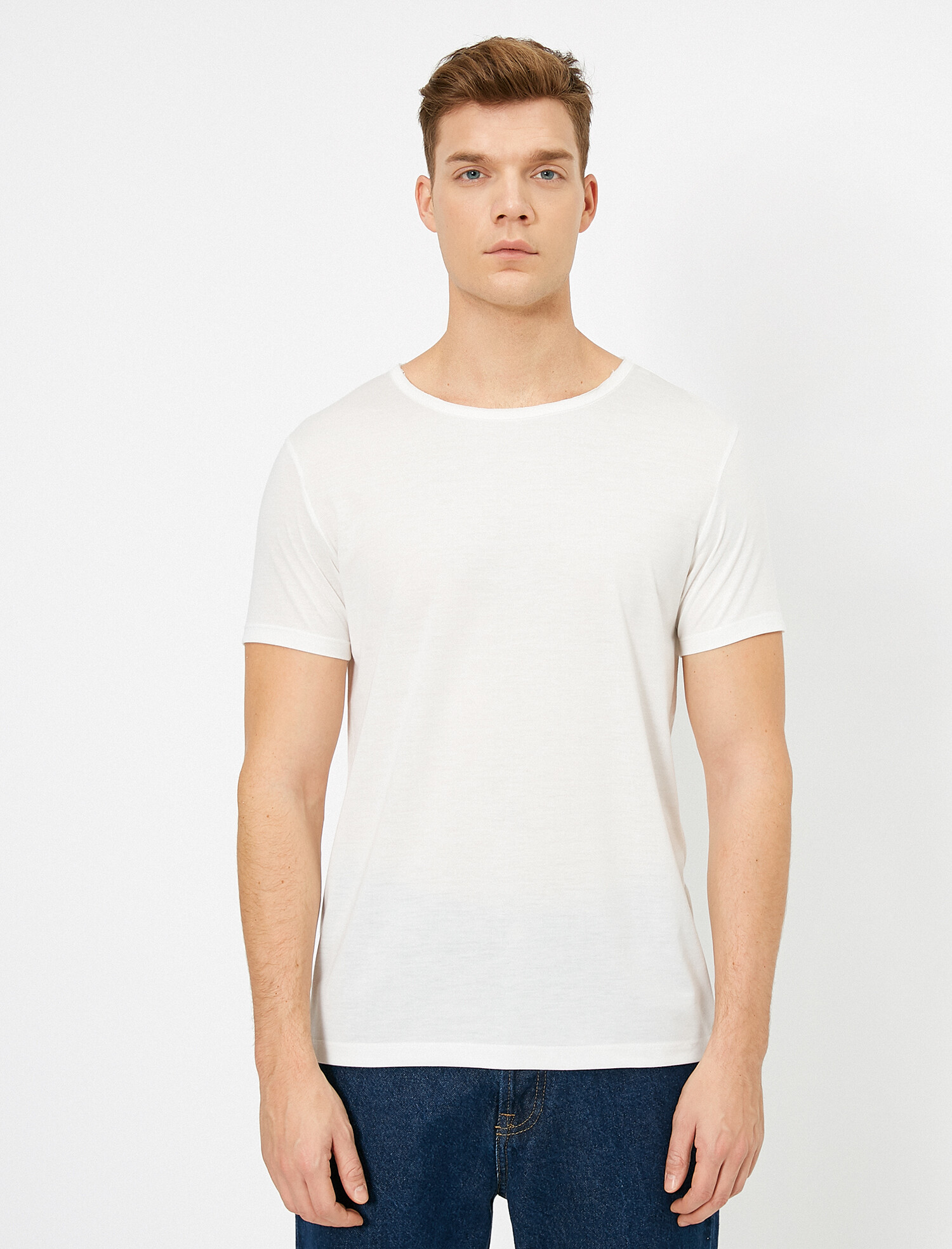 

Футболка Koton 0YAM12018LK-000 S White