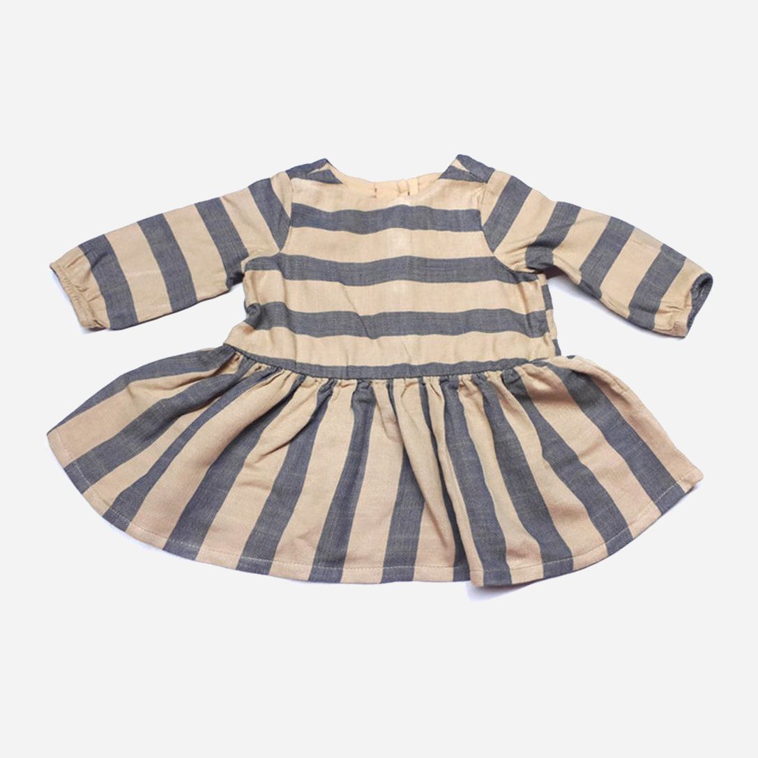 

Платье с длинными рукавами H&M 635043 56 см Коричневое