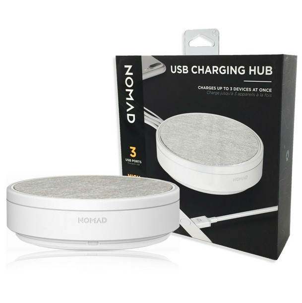 

​Сетевое зарядное устройство Nomad USB Charging HUB 5 x USB 30W 5V-6A white