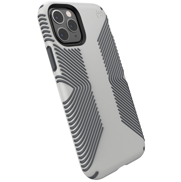 

​Антибактериальный противоударный чехол бампер Speck Presidio Grip Designed for Impact Apple Iphone 11 Pro 5.8″ Marble Grey/Anthracite Grey