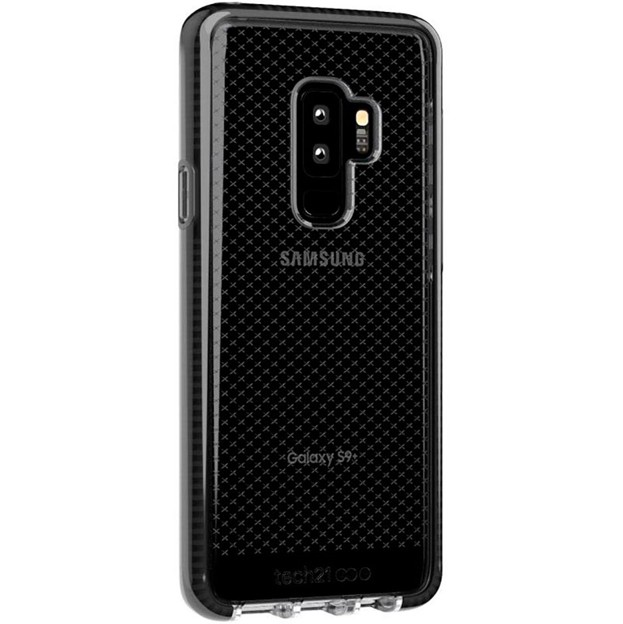 

​Силиконовый чехол бампер Tech21 Evo Check Samsung Galaxy S9 Plus + G965 smokey black