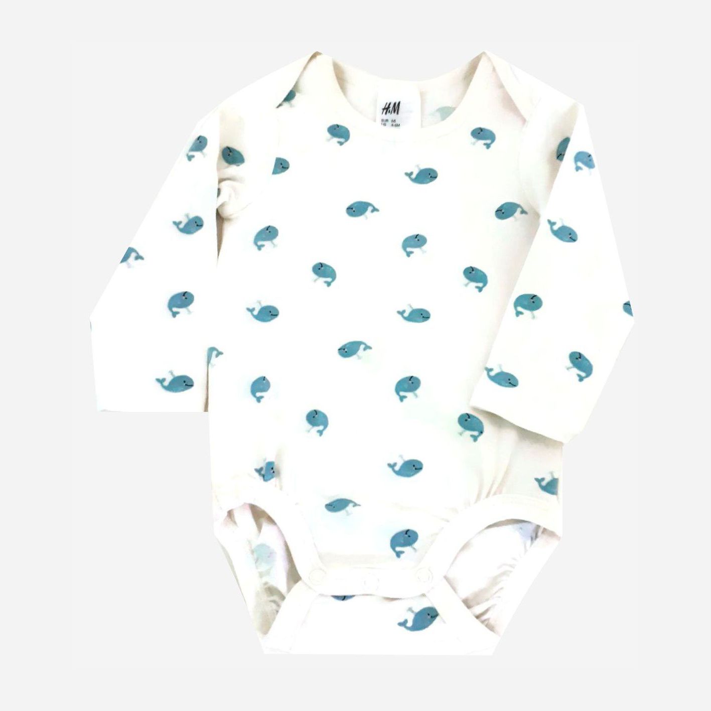 

Боди H&M 369345 56 см Серое