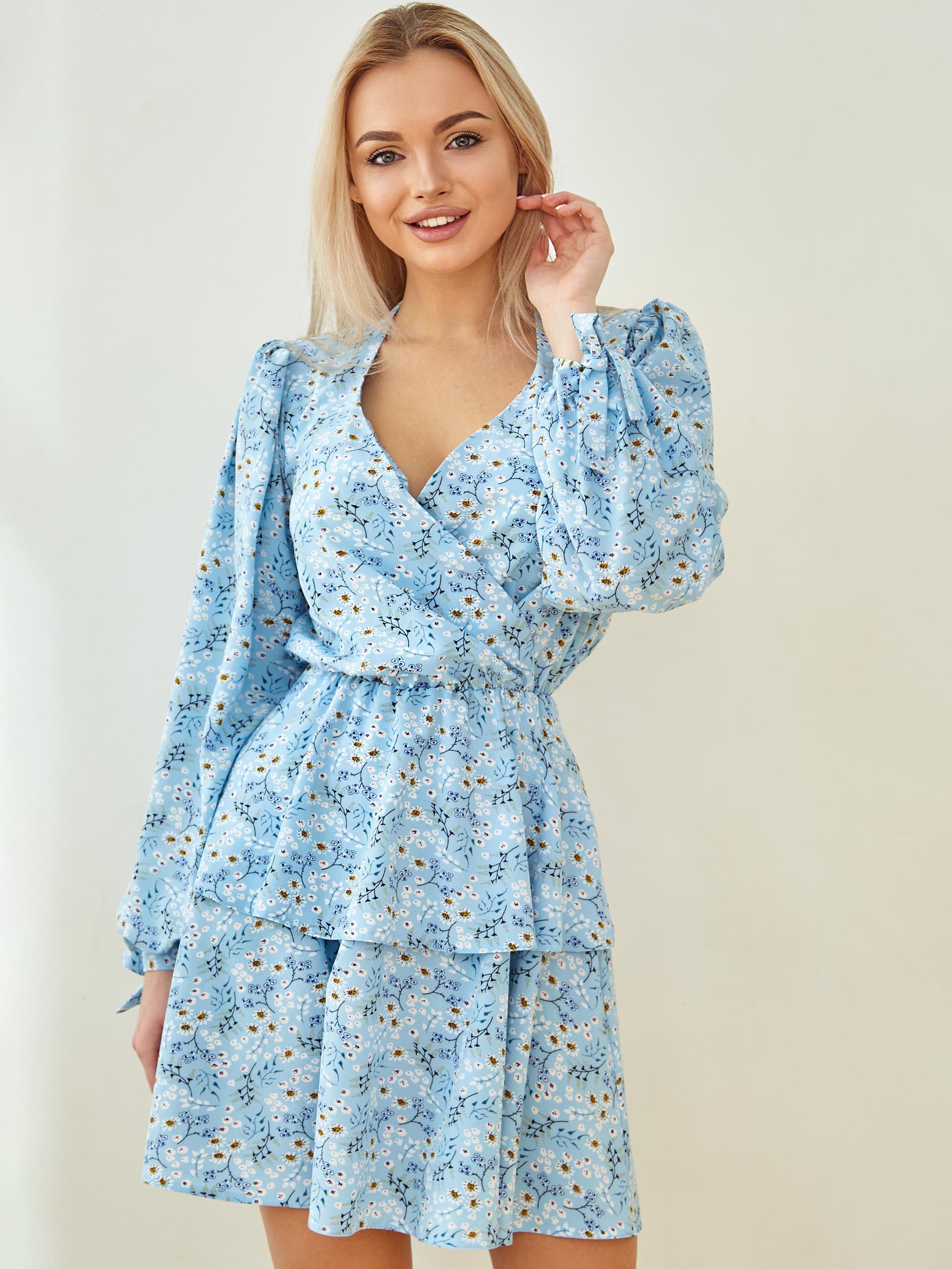 

Платье Jadone Fashion Леена XL Голубое