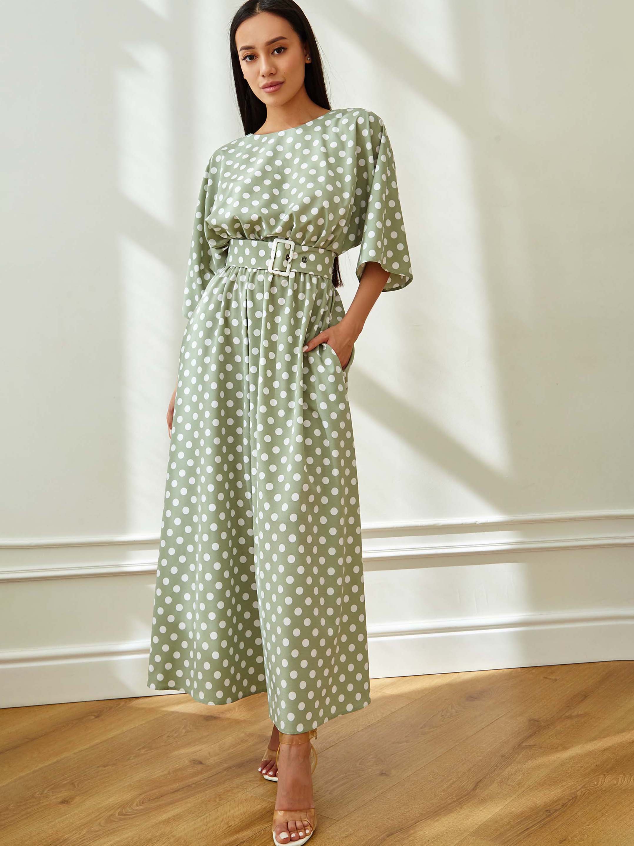 

Платье Jadone Fashion Ролана S Оливковое