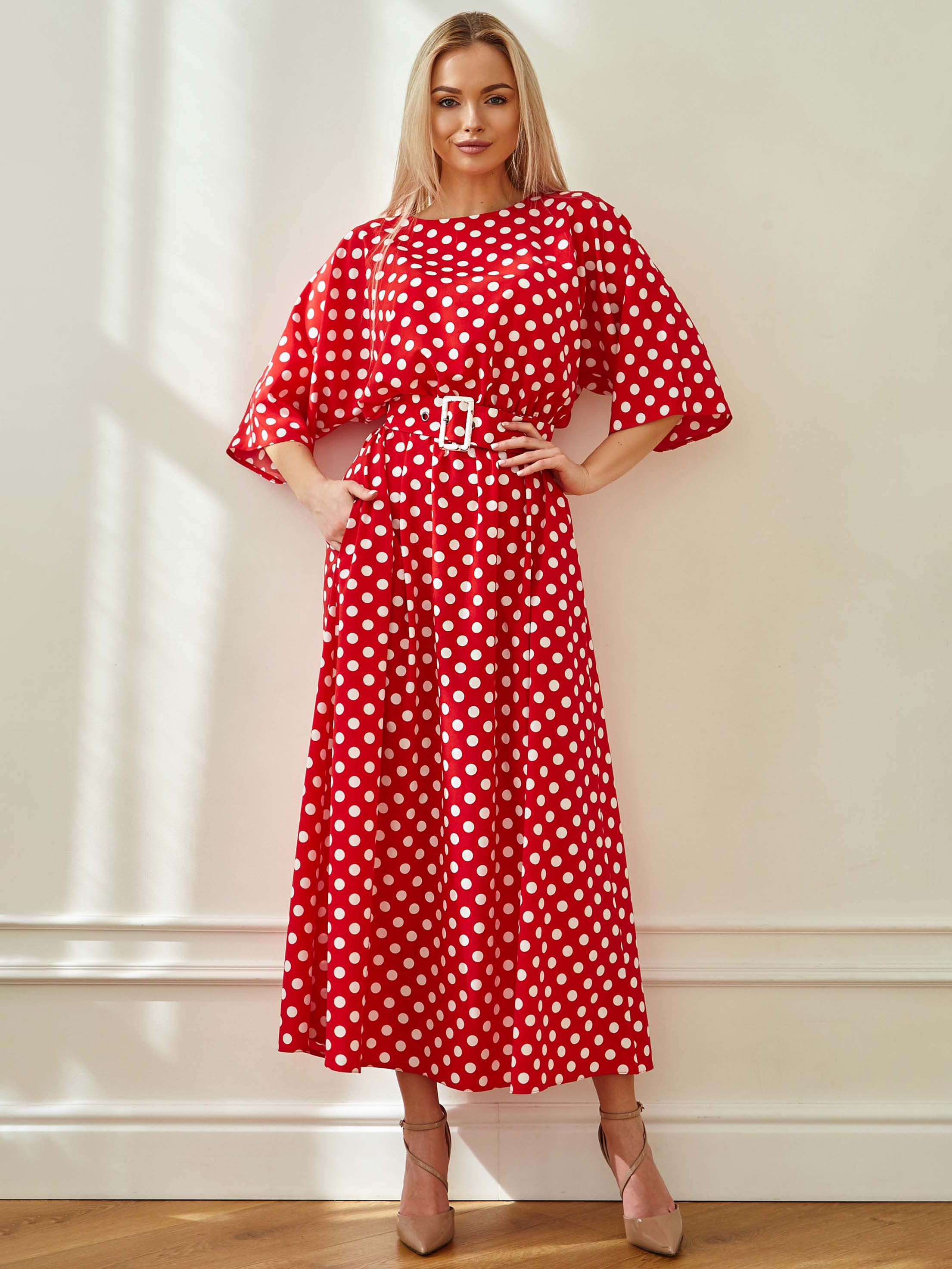 

Платье Jadone Fashion Ролана S Красное
