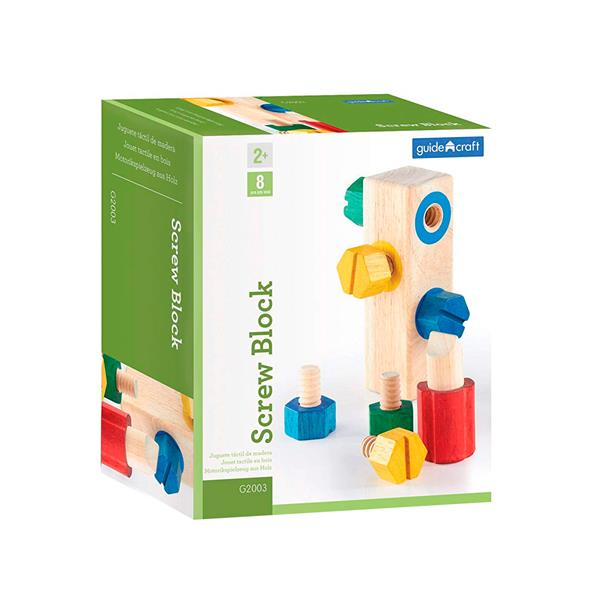 

Деревянная развивающая игрушка Guidecraft Manipulatives Закрути винтики (G2003)