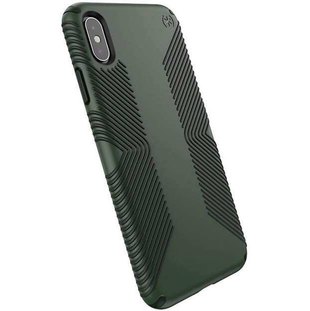 

​Противоударный чехол бампер Speck Presidio Grip Designed for Impact Apple Iphone X Iphone Xs 5.8″ Dusty Green/Brunswick Black