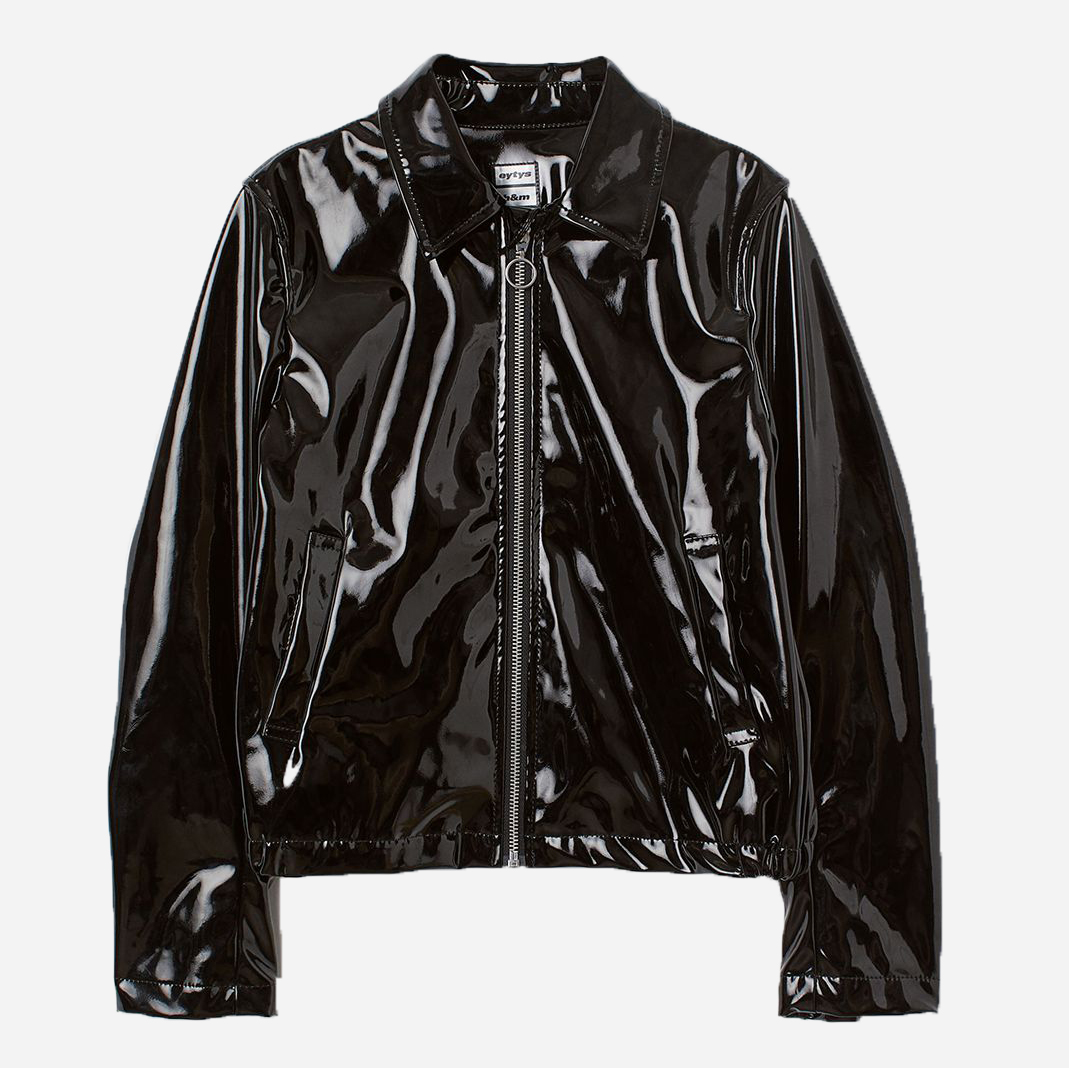 

Куртка из искусственной кожи H&M 735813 122 см Черная