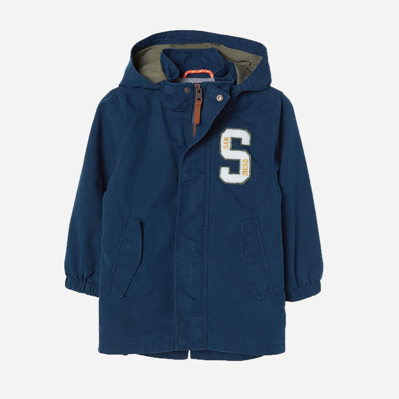 

Демисезонная куртка H&M 632072 140 см Темно-синяя