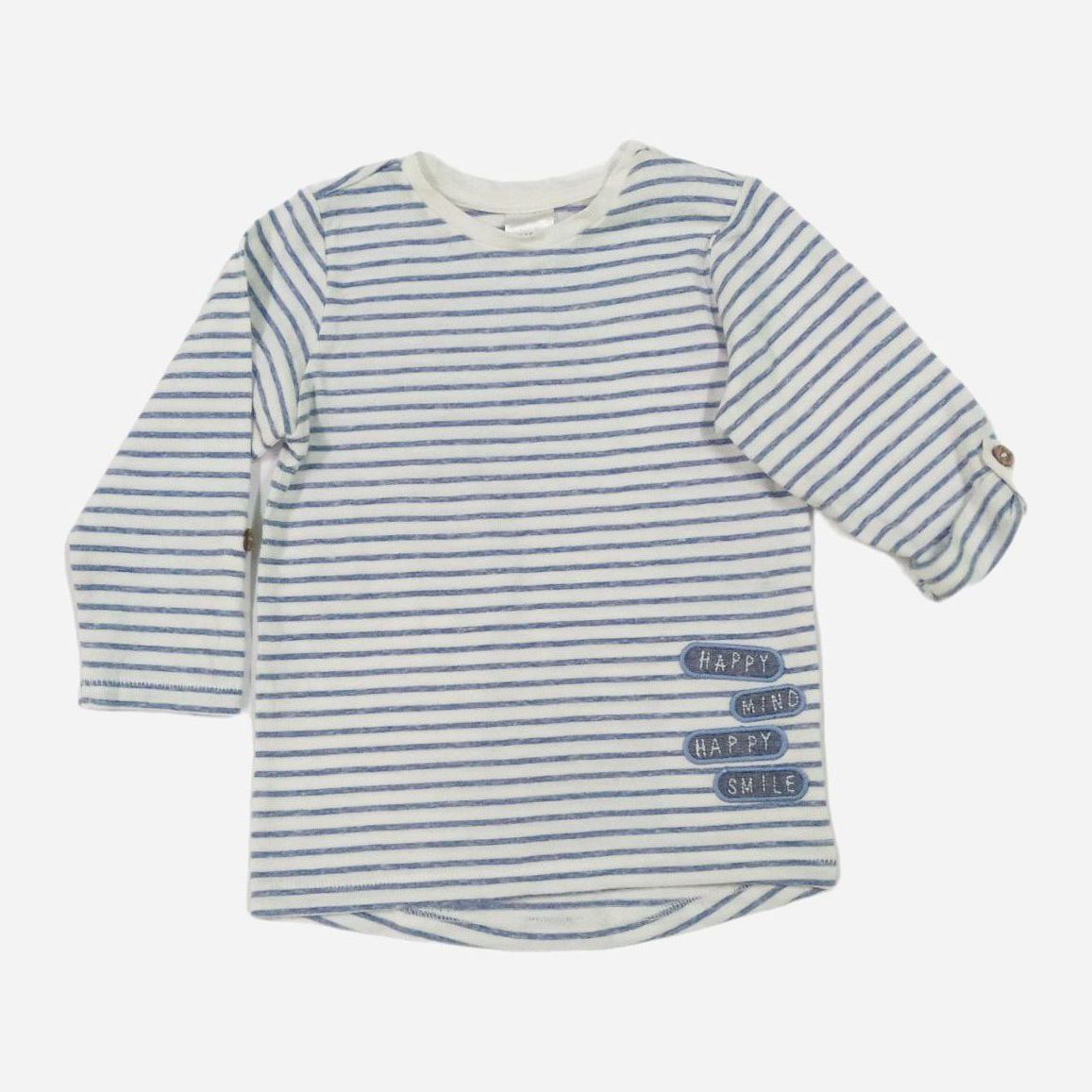 

Футболка с длинными рукавами H&M 0-1264 68 см Белая