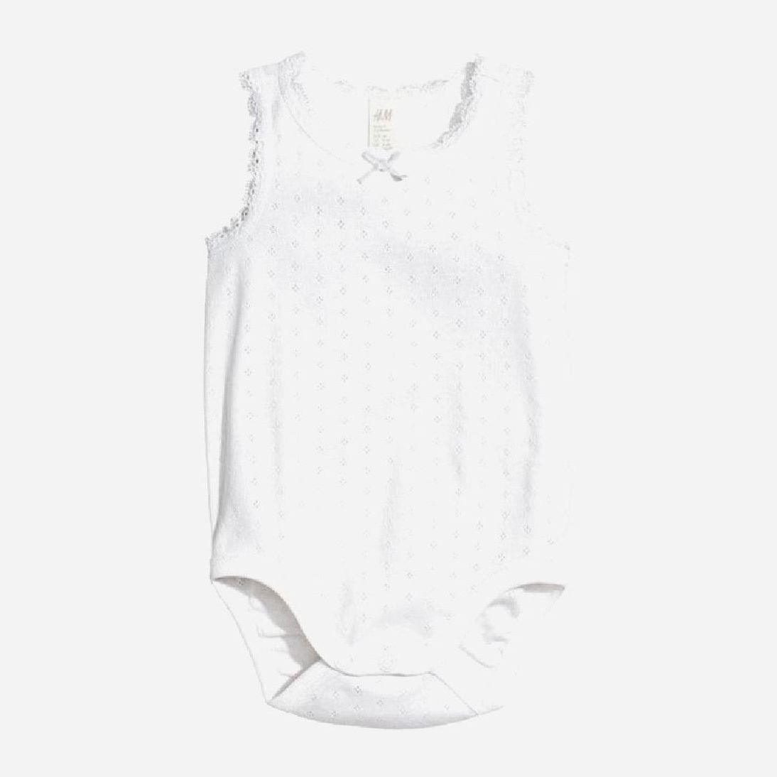 

Боди-майка H&M 298280 68 см Белоснежная