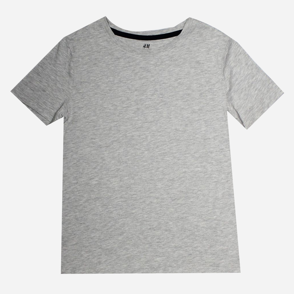 

Футболка H&M 717951 122-128 см Светло-серая