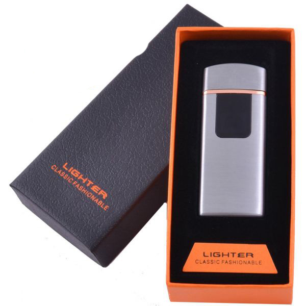 

Электрическая Зажигалка, USB High Light, Silver, Подарочная упаковка