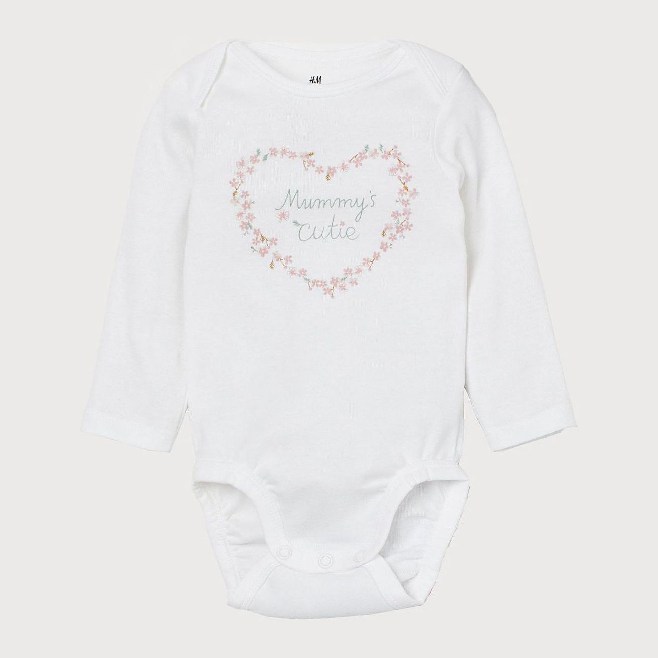

Боди H&M 750476 50 см Белое