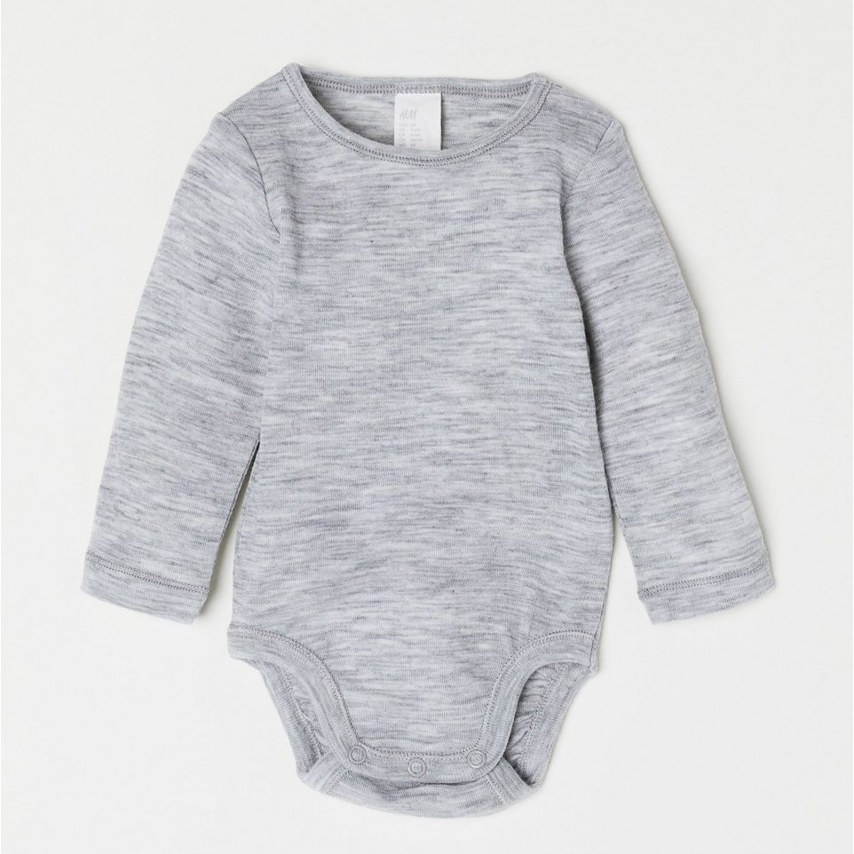 

Боди H&M 661887 86 см Серое