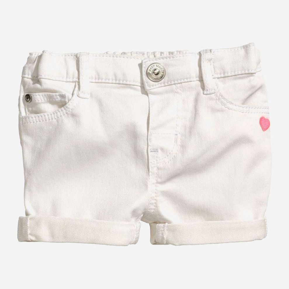 

Шорты джинсовые H&M 632867 74 см Белые