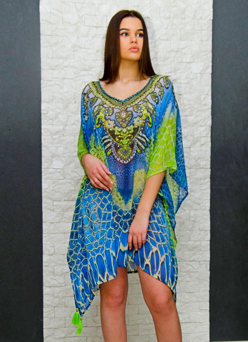 

Туника Indira комбинированный S-XL 14-1205
